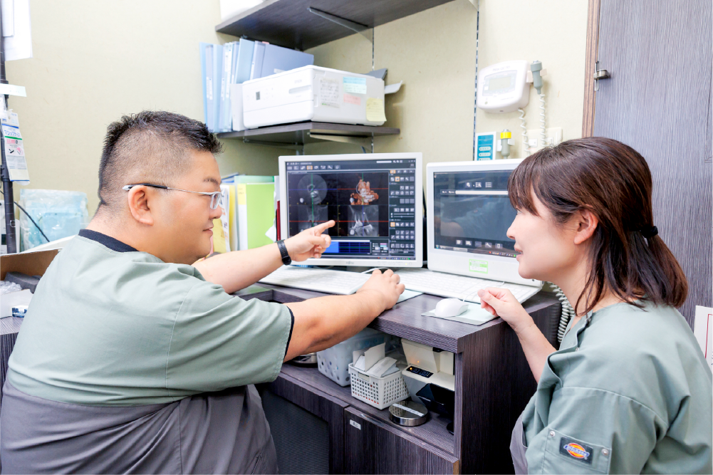 大型クリニックならではの技術力を伸ばせる環境